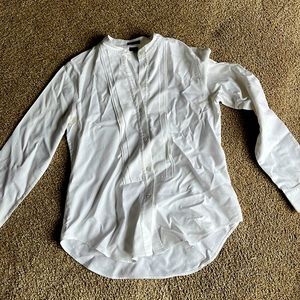 Womens white theory blouse. Size medium